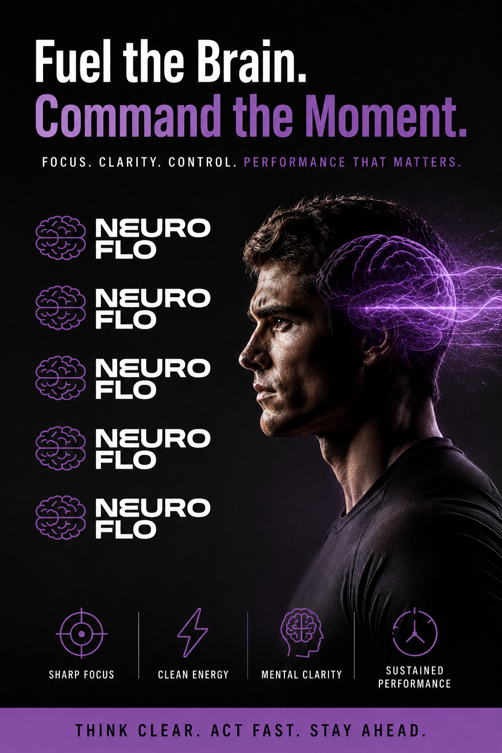 Neuro Flo — Fuel the Brain. Command the Moment.
