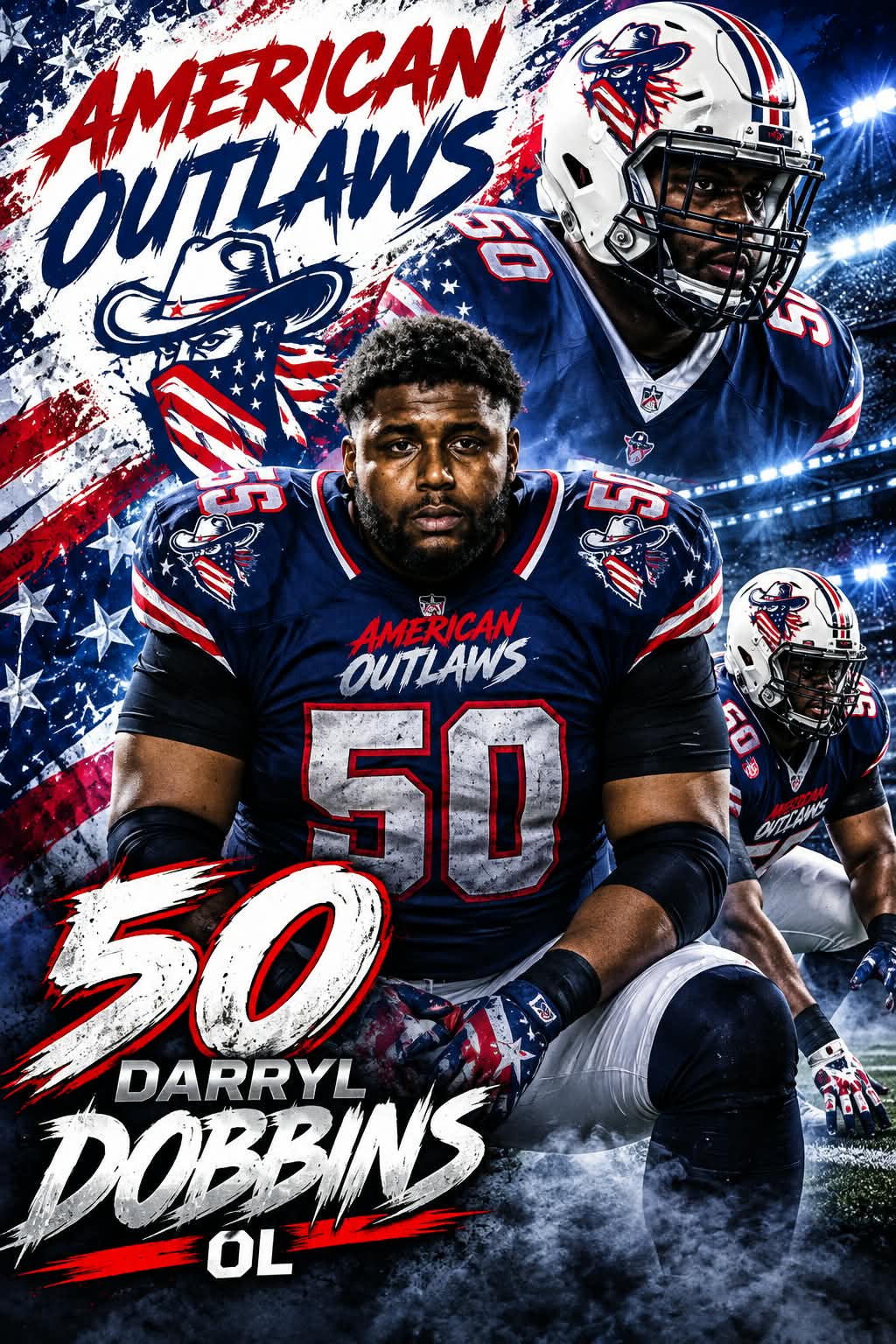 Darryl Dobbins — #50